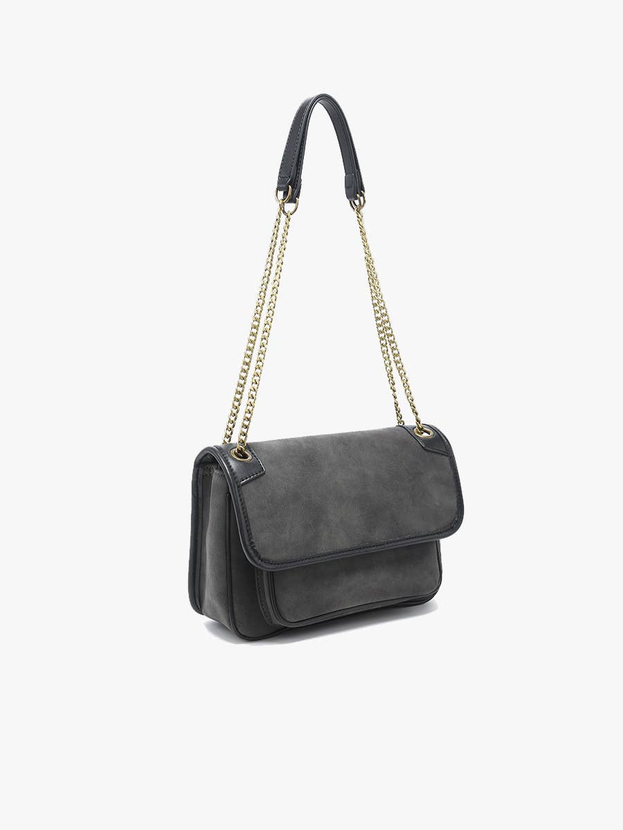 M2732 Nola Convertible Suede Crossbody Bag - Beloved Boutique