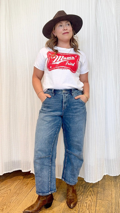 Mama Tried Crop Tee - Beloved Boutique