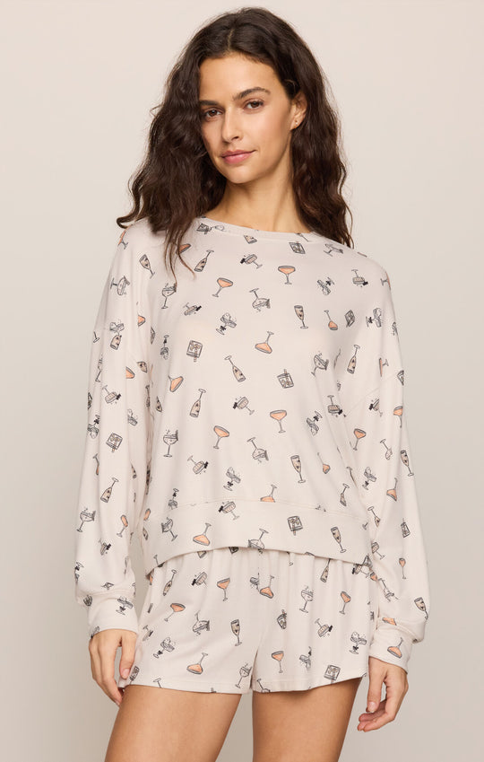 Ella Cocktail LS Top