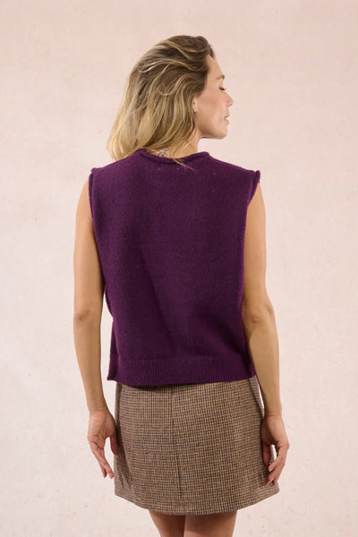 Moxie Sleeveless Sweater - Beloved Boutique