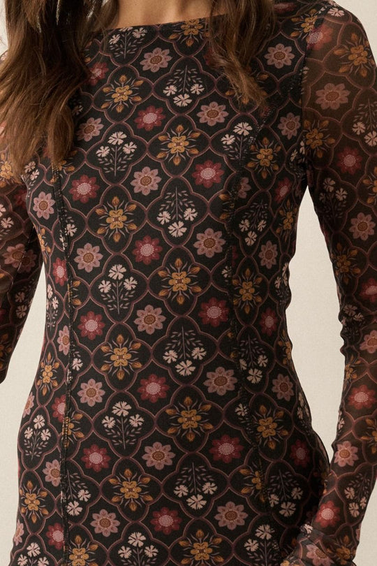 Birdie Mesh Maxi Dress