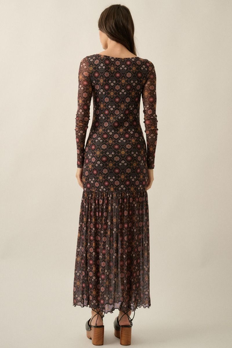 Birdie Mesh Maxi Dress