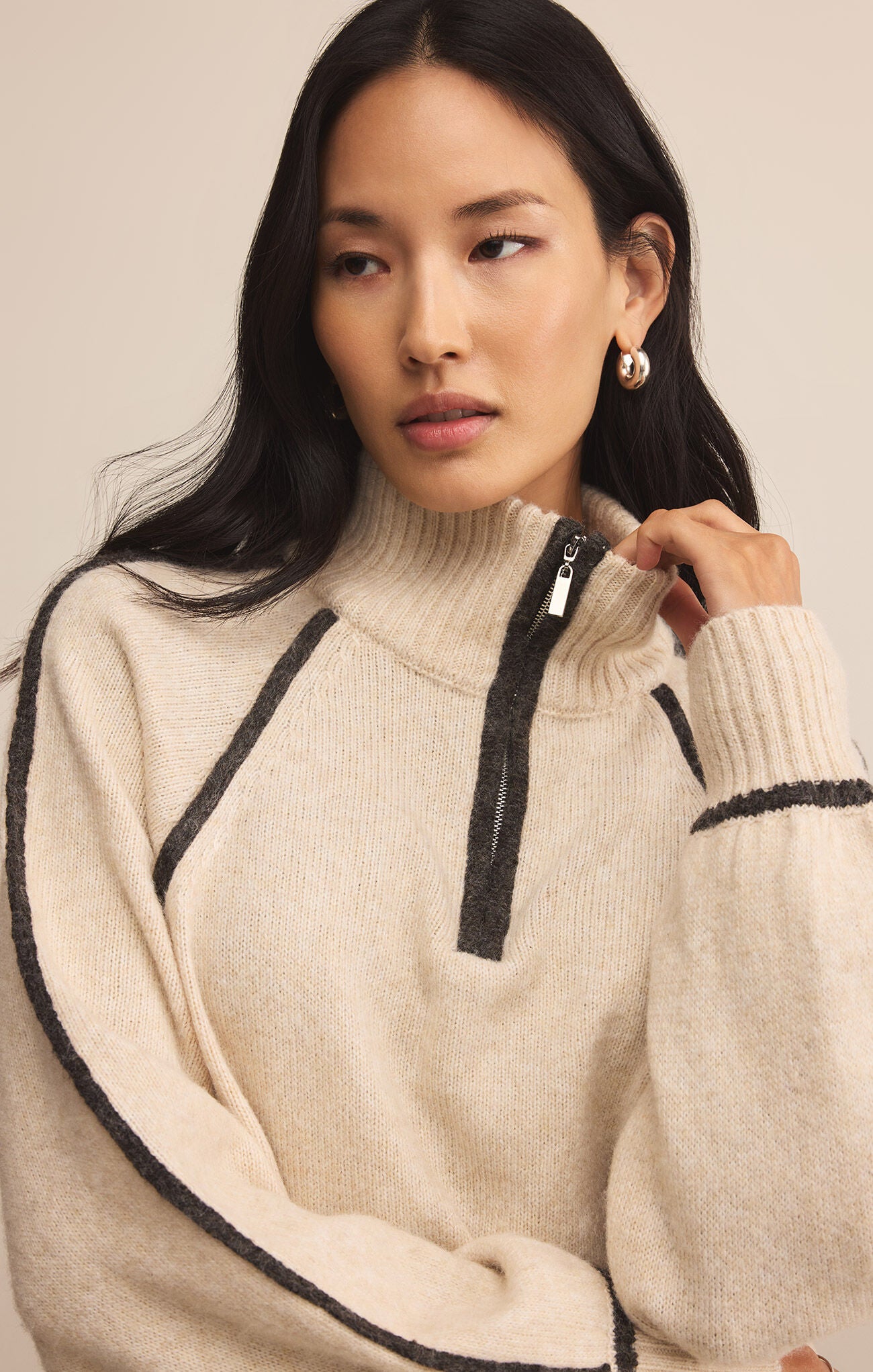Alps Half Zip Sweater