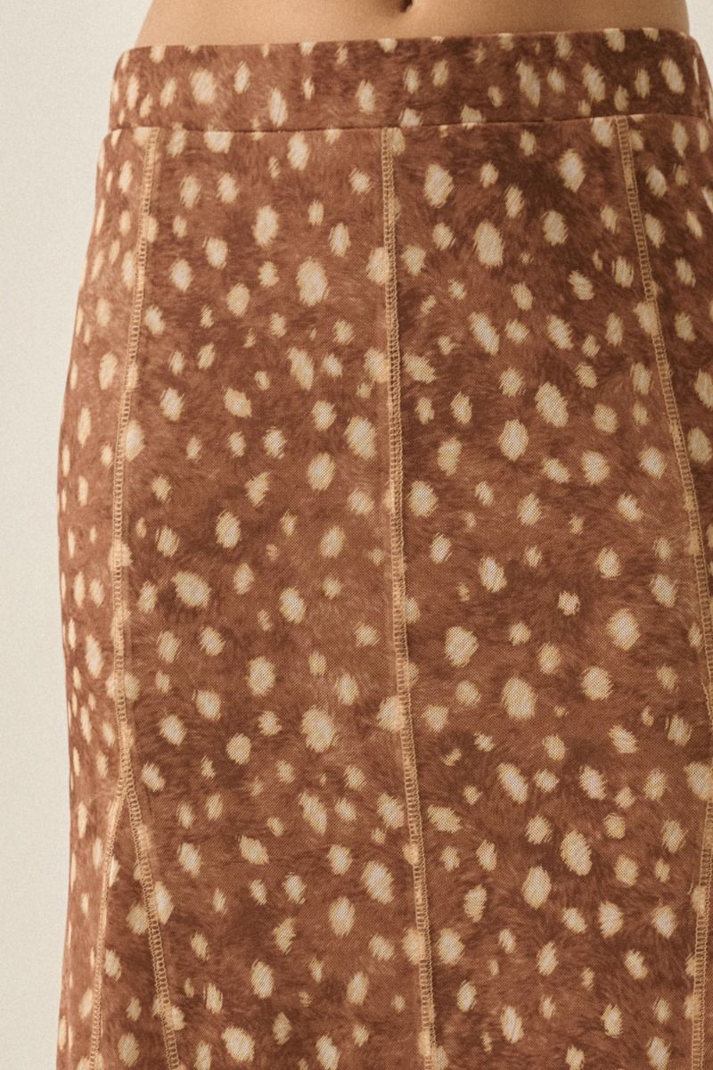 Oh Deer Mesh Maxi Skirt