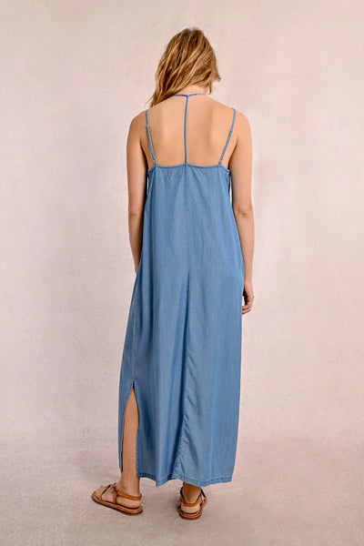 Oceans Woven Denim Dress - Beloved Boutique