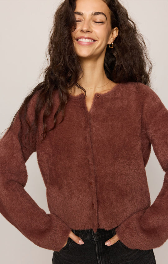 Winterglow Fluffy Cardigan