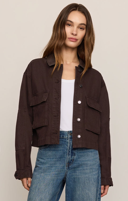 Rey Cropped Chore Jacket