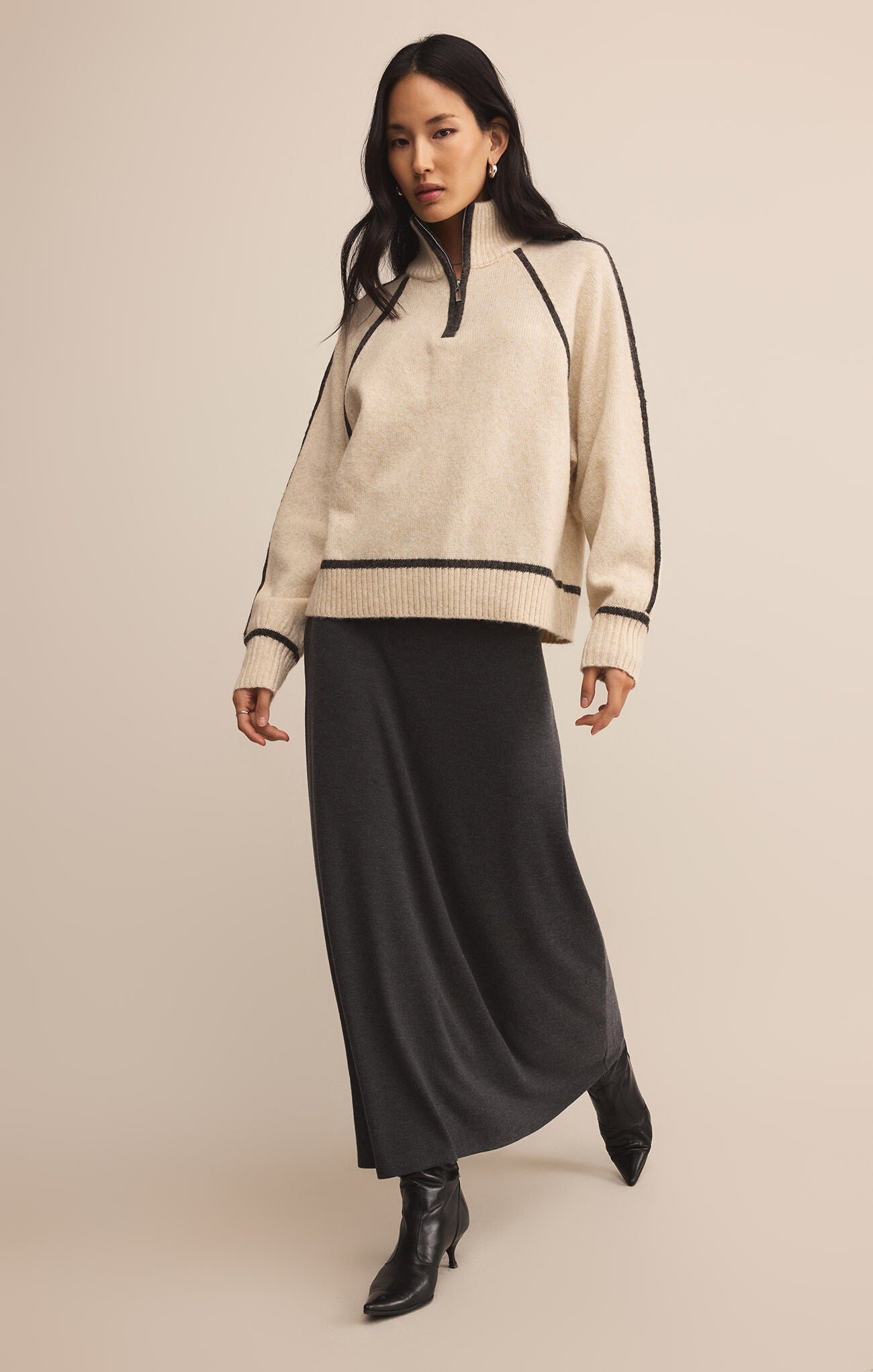 Alps Half Zip Sweater