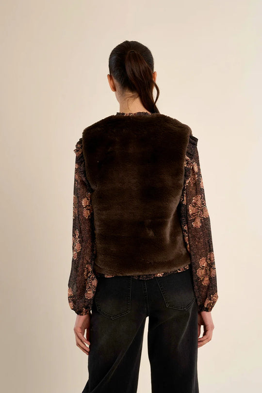 Wisteria Faux Fur Vest