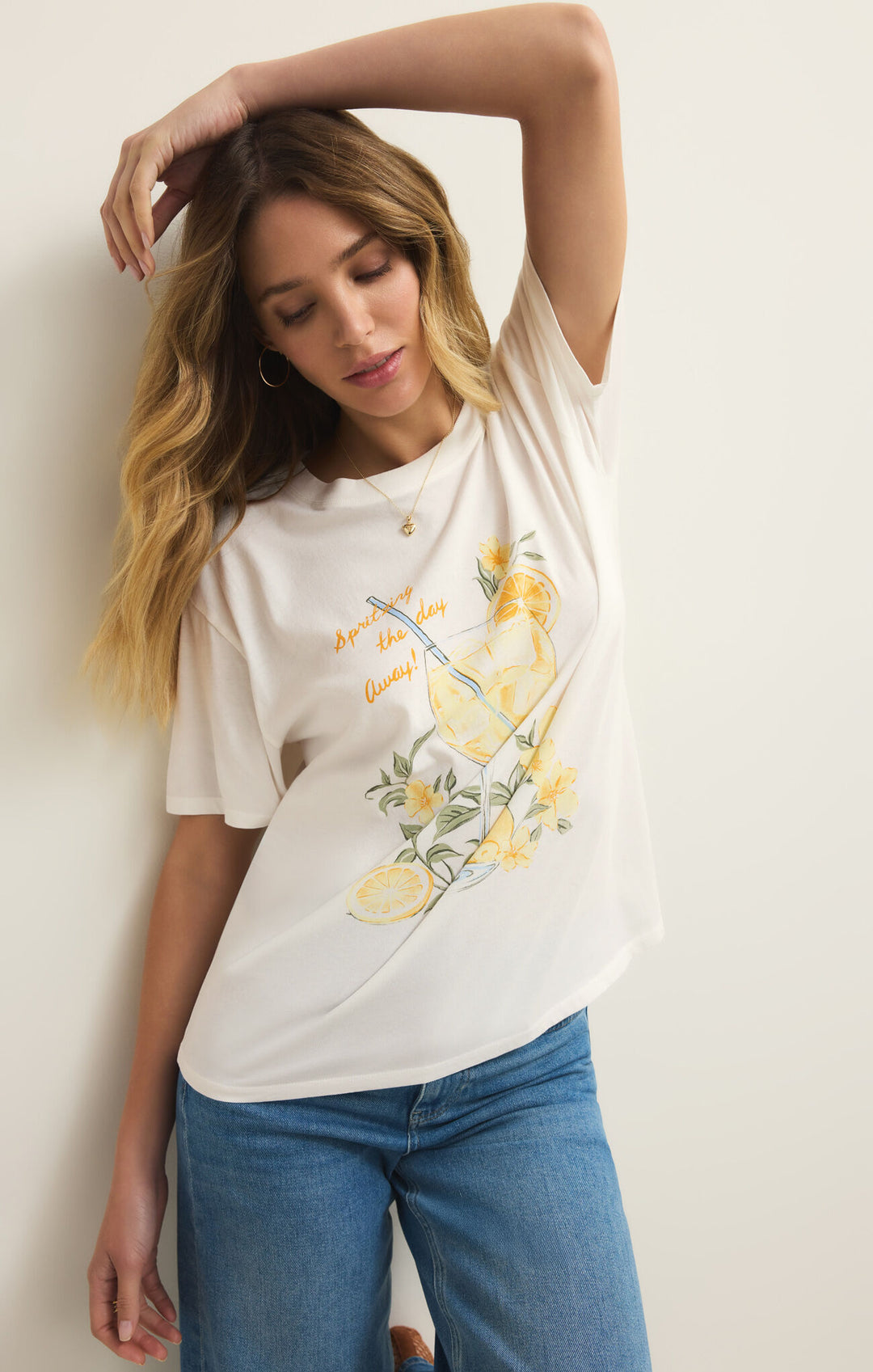 Spritz Boyfriend Tee - Beloved Boutique 