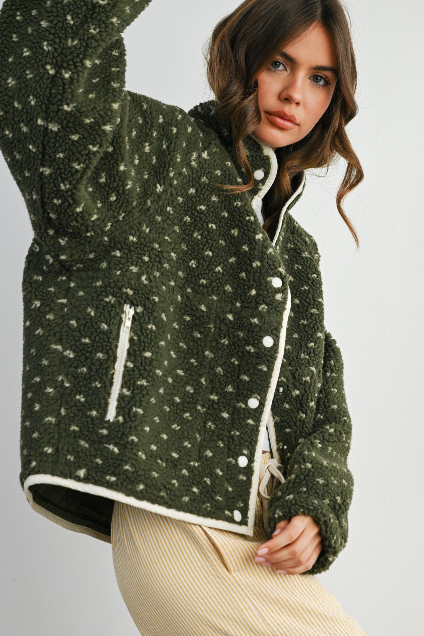 Rebel Fleece Jacket - Beloved Boutique