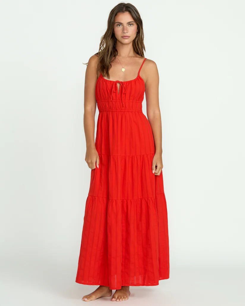 Red Aloha Maxi Dress - Beloved Boutique