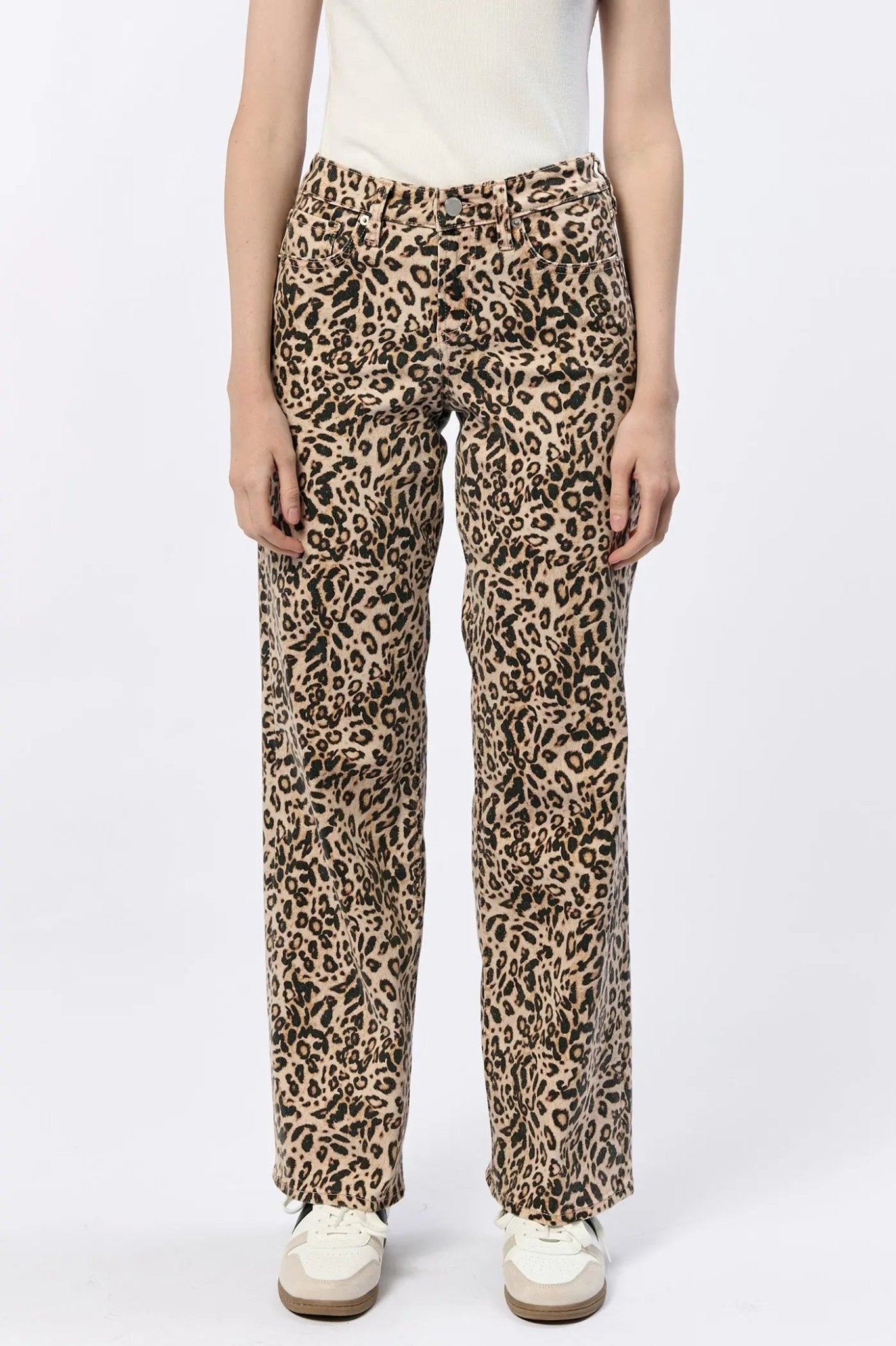 Taylor Denim Leopard - Beloved Boutique