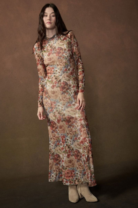 Wild Roses Maxi Dress