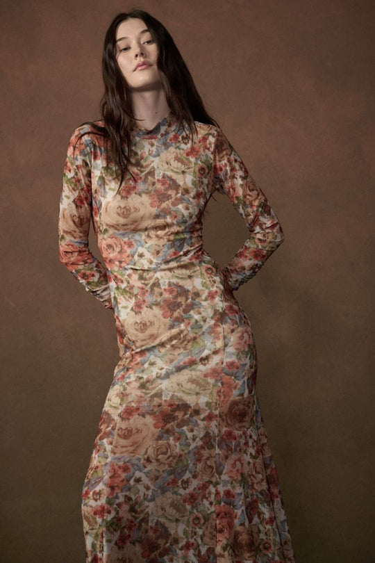 Wild Roses Maxi Dress