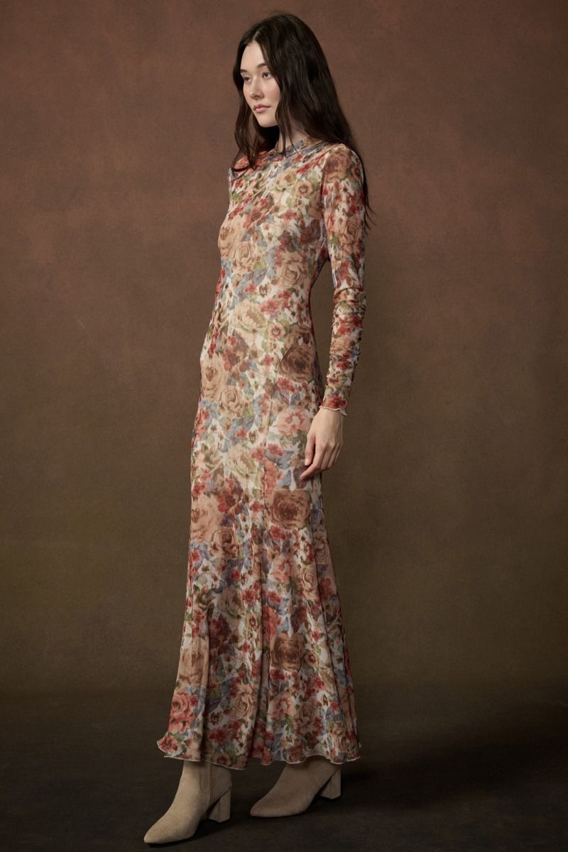 Wild Roses Maxi Dress