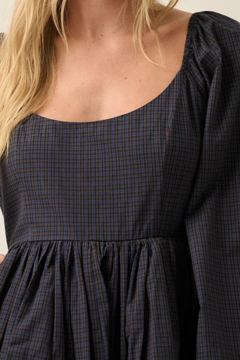 Kit Plaid Mini Dress