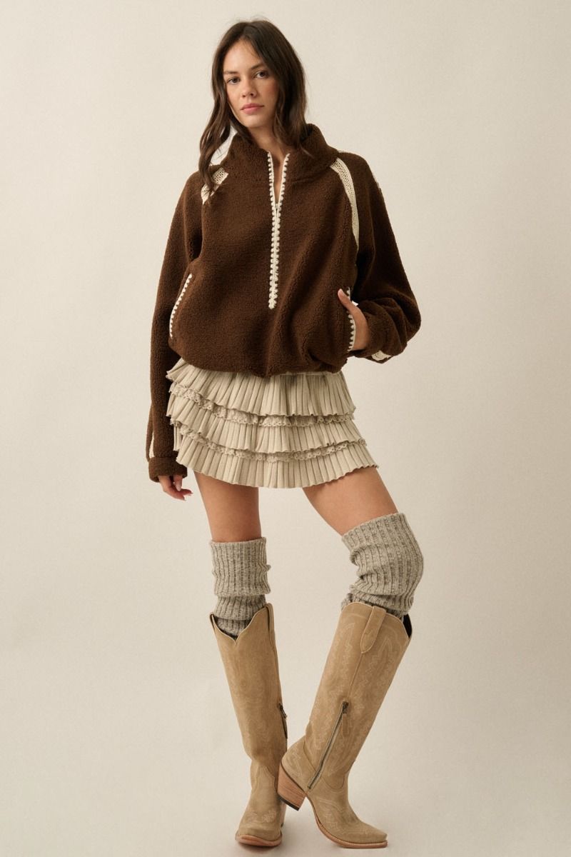 Astrid Embroidered Fleece