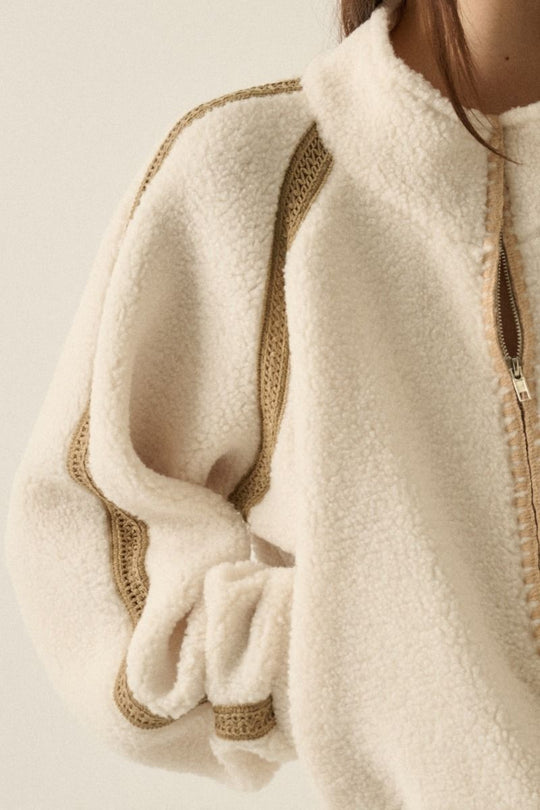 Astrid Embroidered Fleece