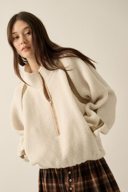 Astrid Embroidered Fleece