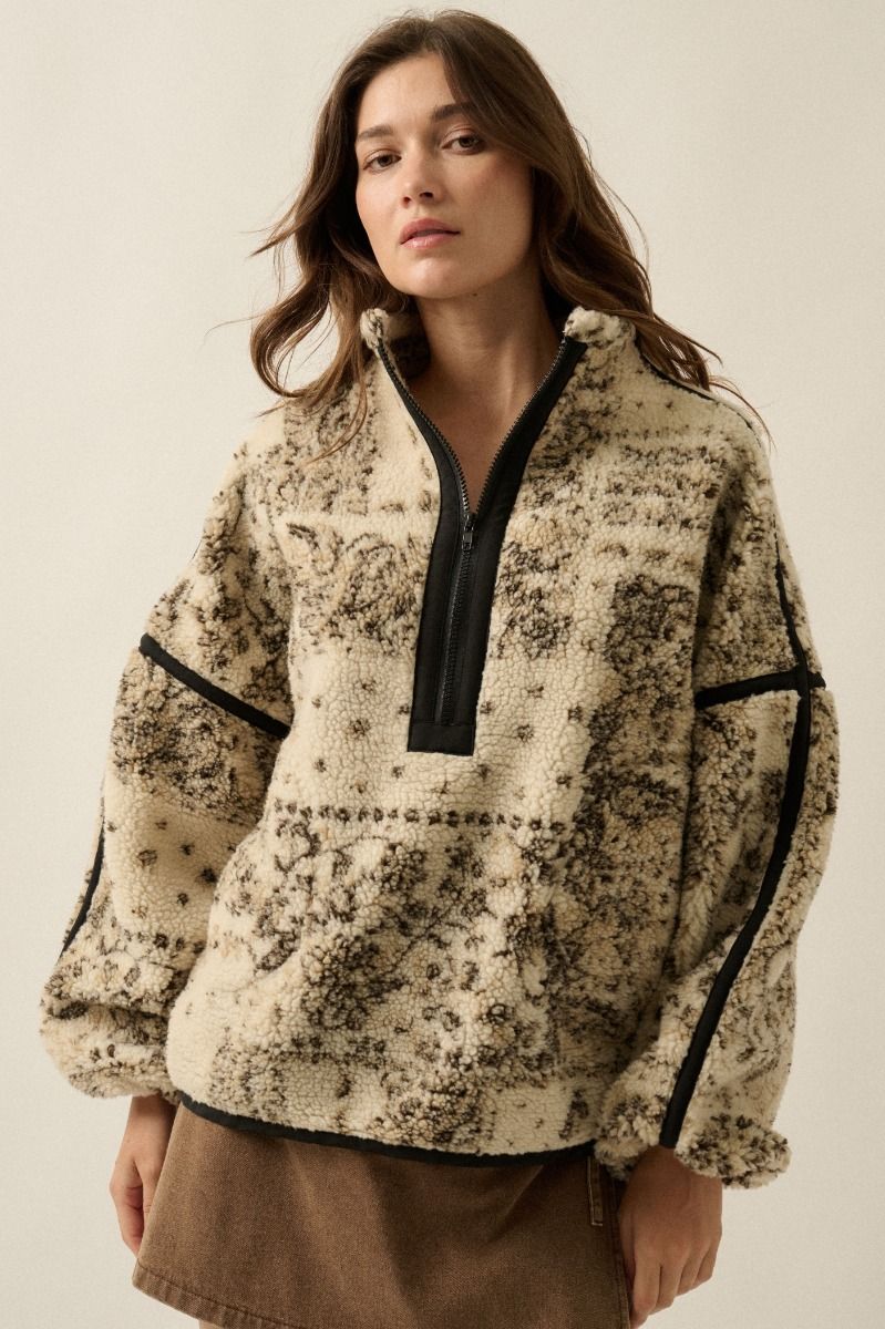 Nova Paisley Fleece