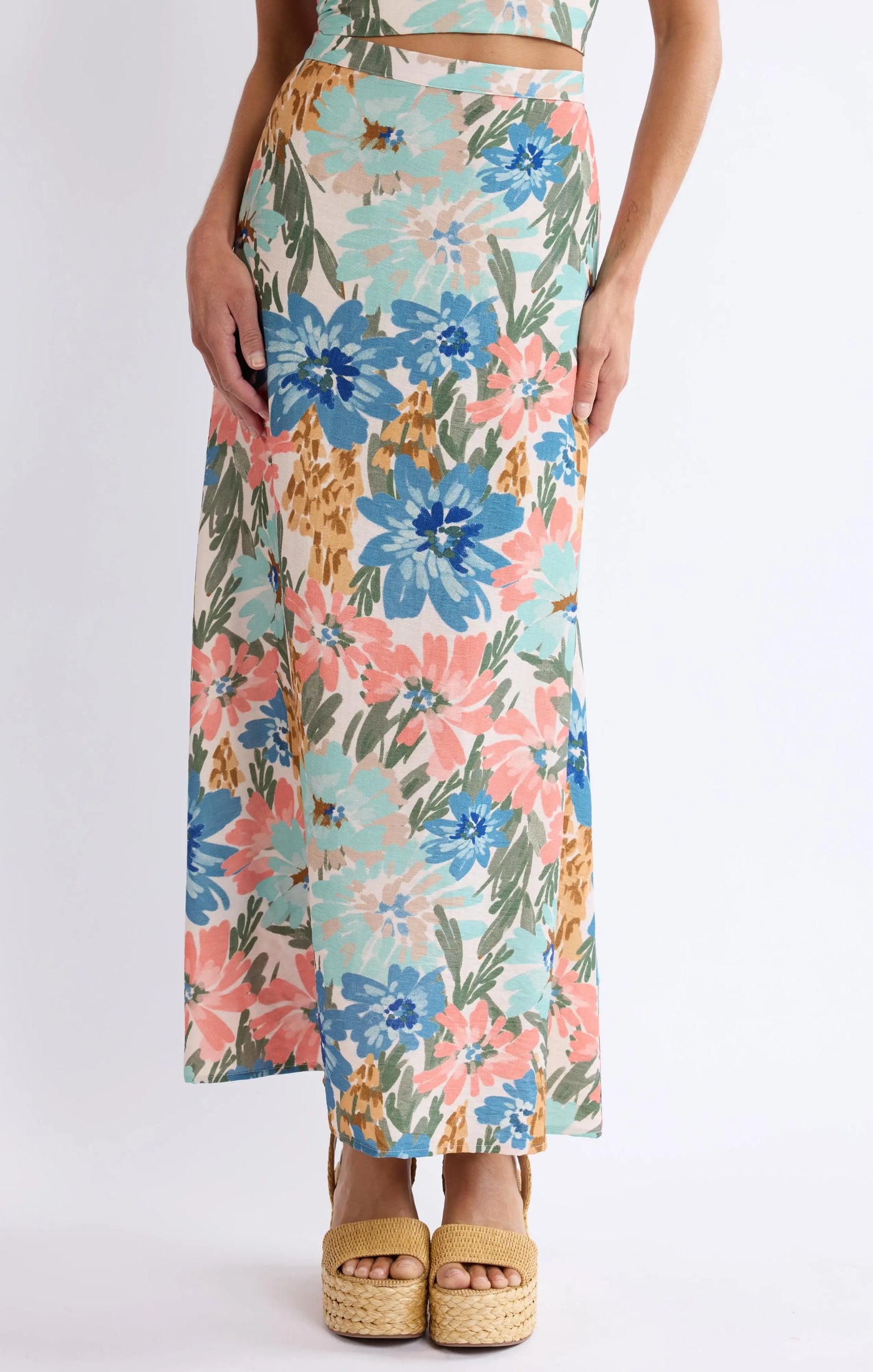 Shop Local Column Skirt Sage the Label