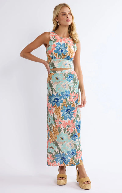 Shop Local Column Skirt Sage the Label