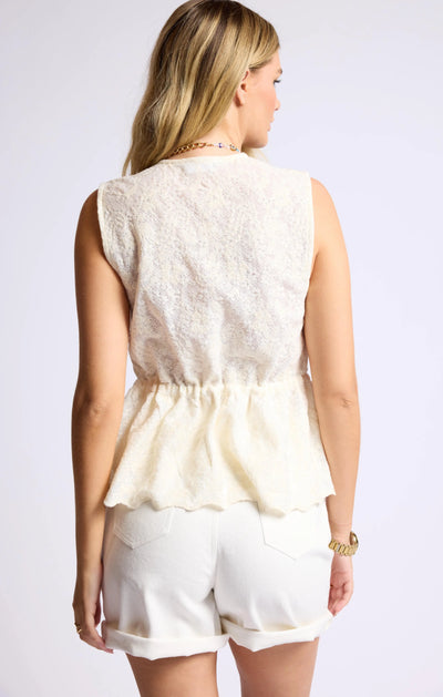 On The Stroll Vest Sage the Label