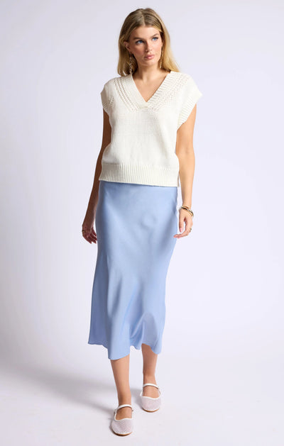 Jess Bias Midi Skirt Sage the Label