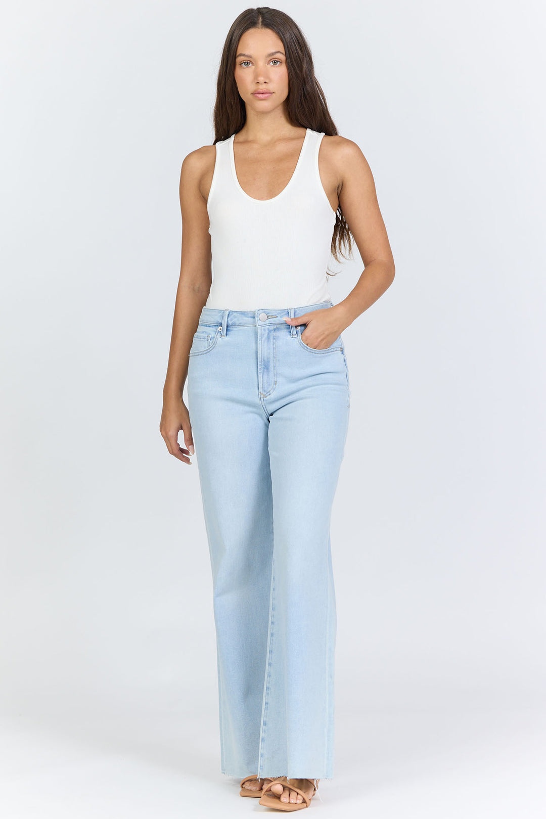 Fiona Denim - Rain Drop - Beloved Boutique 