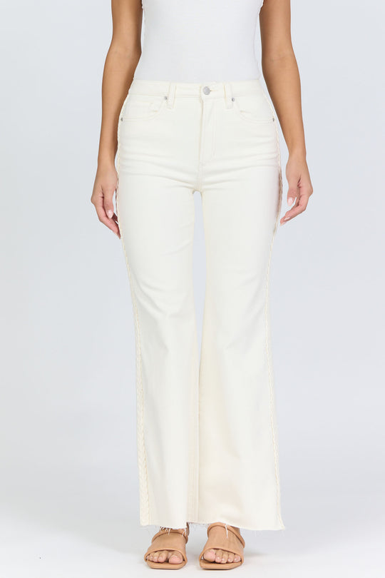 Fiona Denim - Cream - Beloved Boutique 