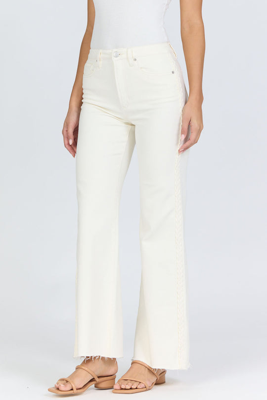 Fiona Denim - Cream - Beloved Boutique 