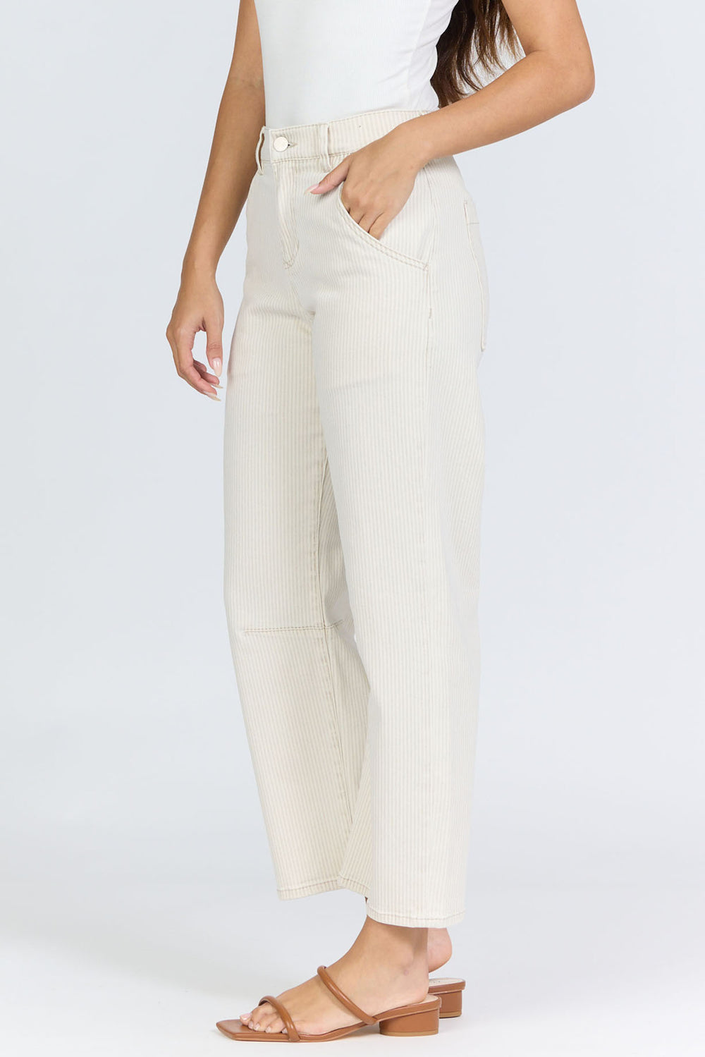 Lasso Barrel Denim - Sandstripe