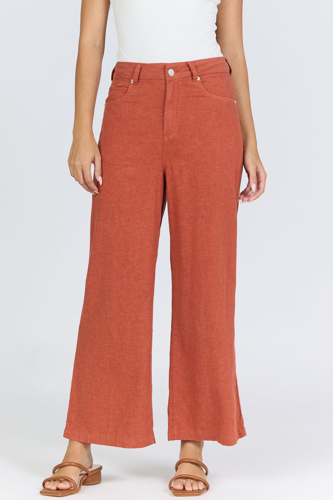 Audrey Linen Pant - Beloved Boutique 