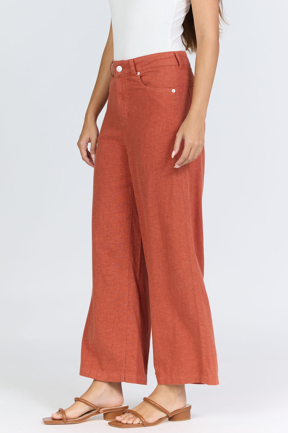 Audrey Linen Pant - Beloved Boutique 
