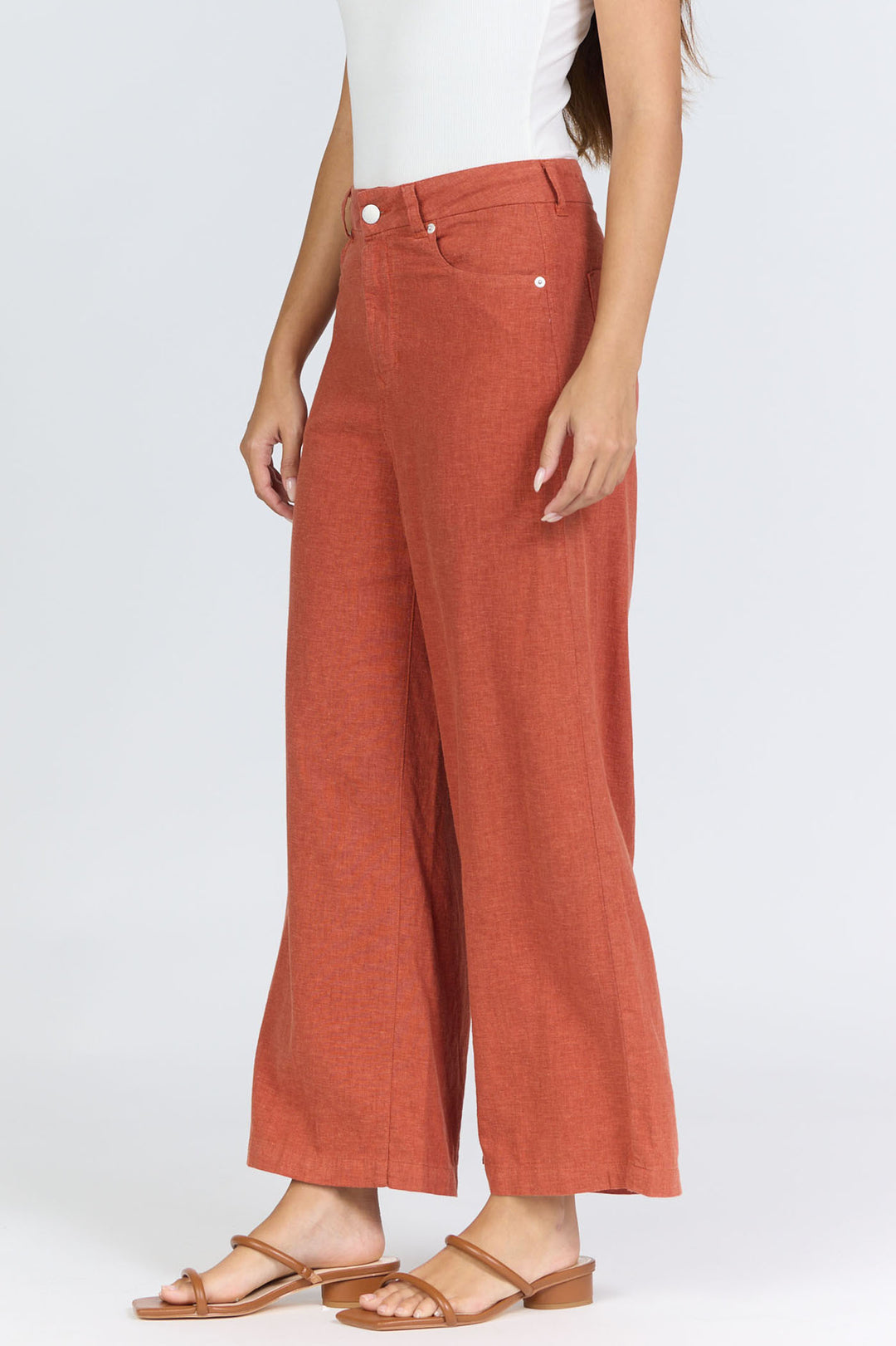 Audrey Linen Pant - Beloved Boutique 