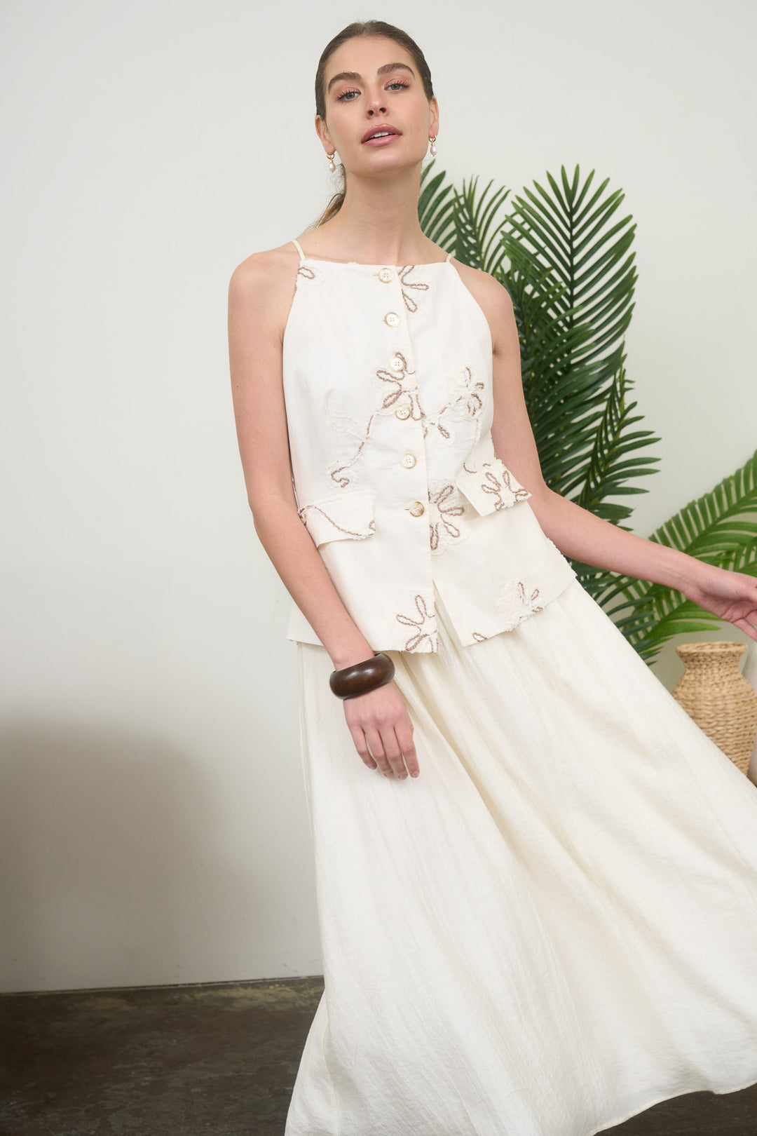 Primrose Floral Embroidered Dress