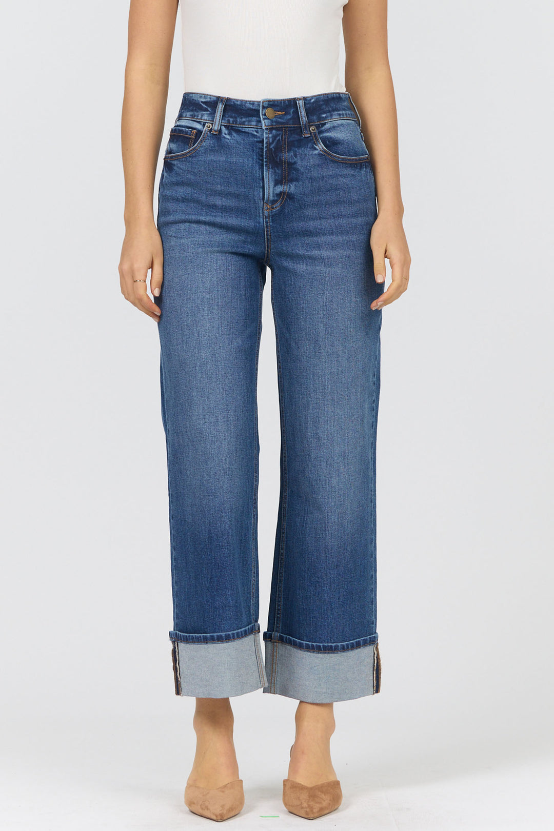 Holly Cuffed Denim