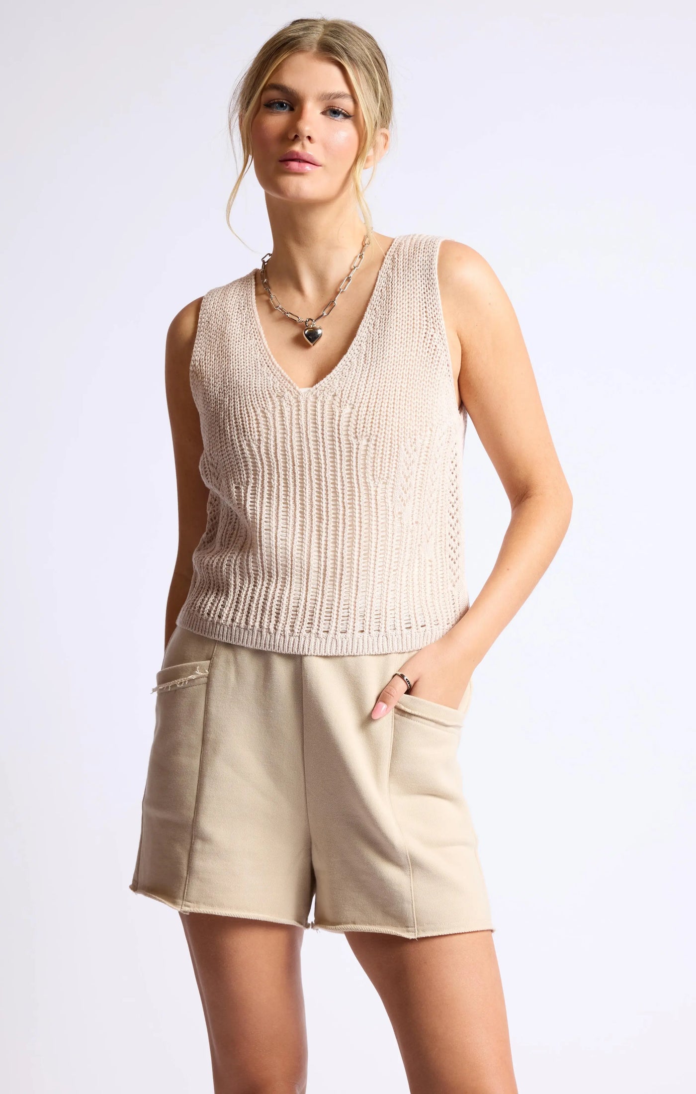 Simone Sweater Top Sage the Label
