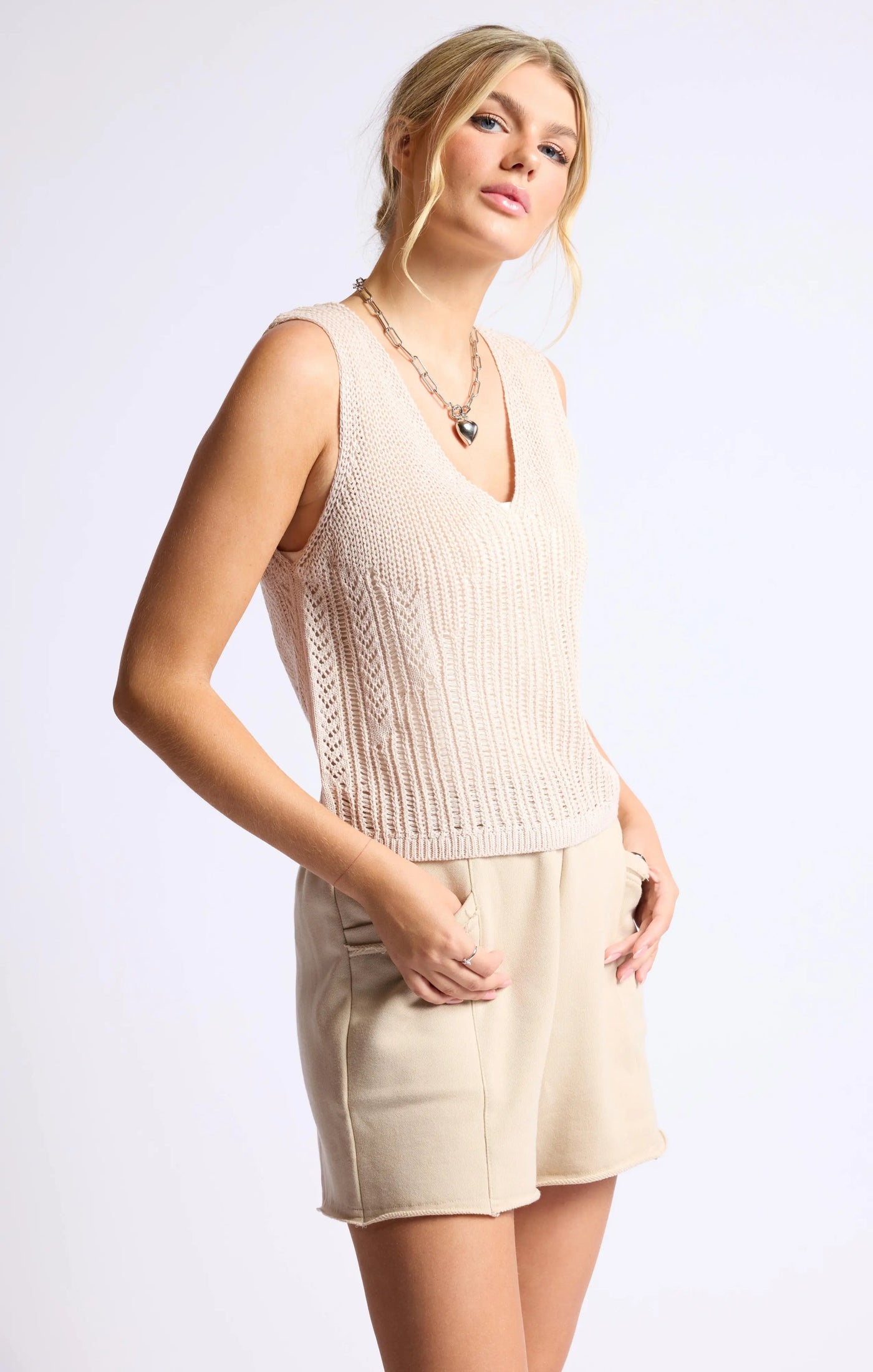 Simone Sweater Top Sage the Label