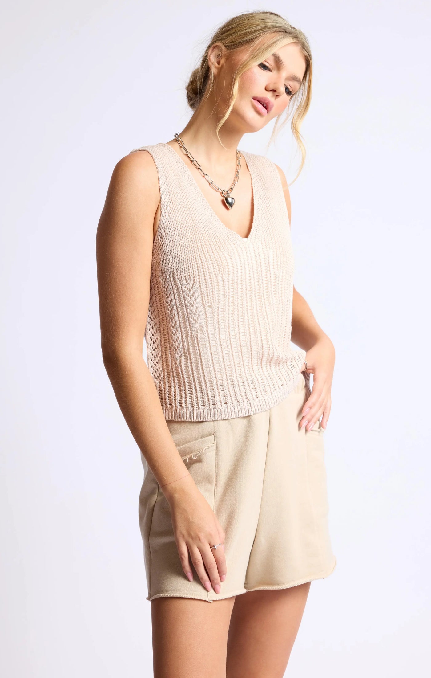 Simone Sweater Top Sage the Label