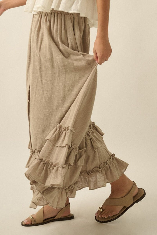 Caspian Maxi Skirt - Beloved Boutique 