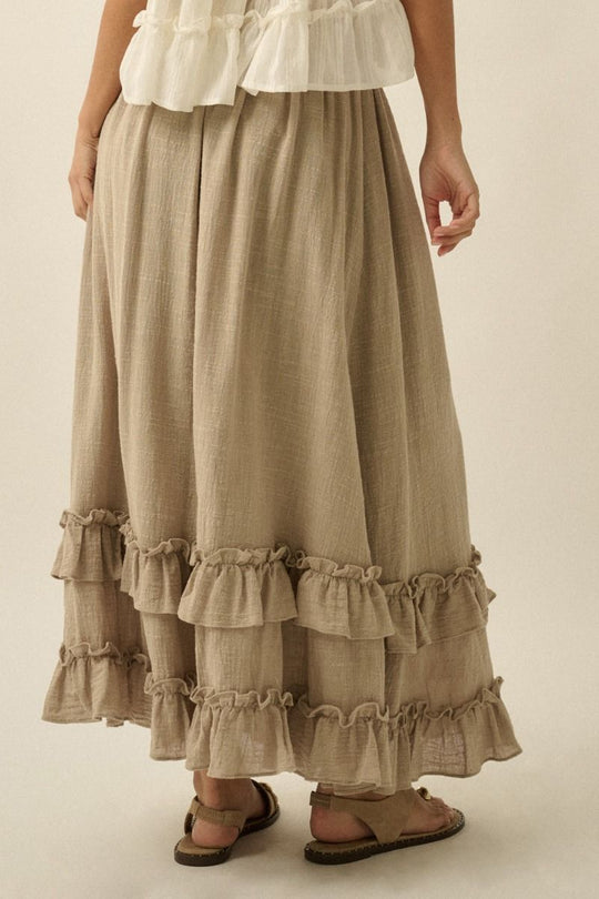 Caspian Maxi Skirt - Beloved Boutique 