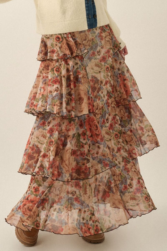 Rhett Floral Maxi Skirt