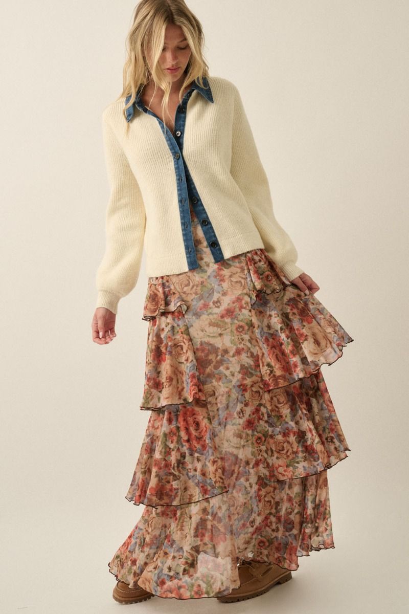 Rhett Floral Maxi Skirt