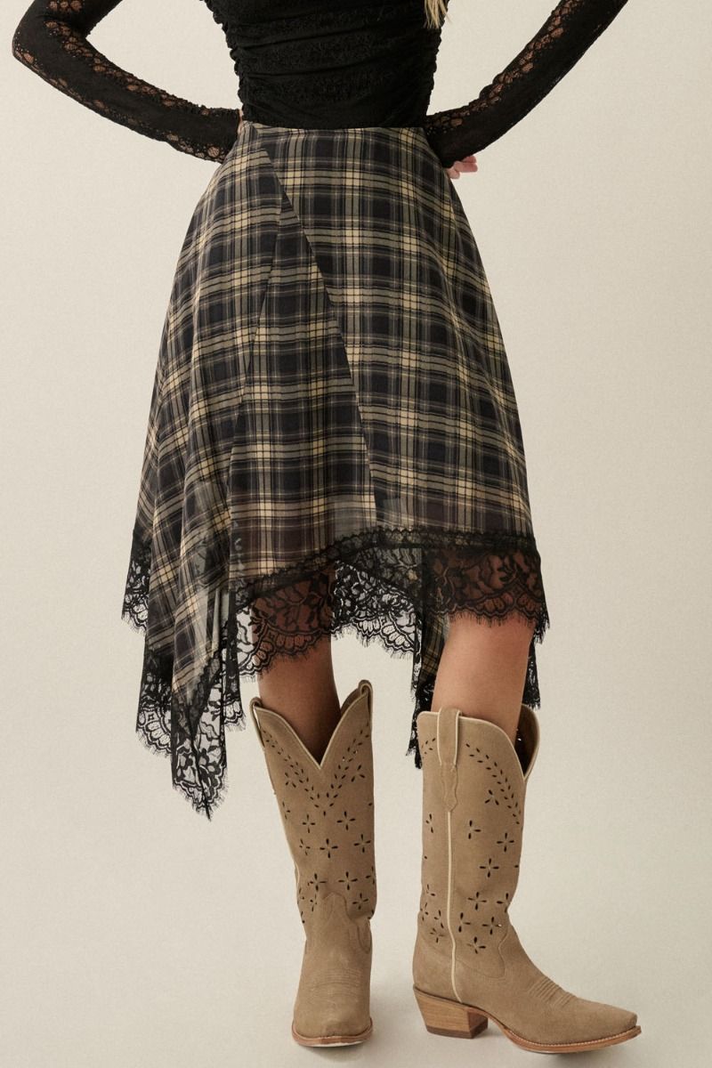Kennedy Plaid Skirt