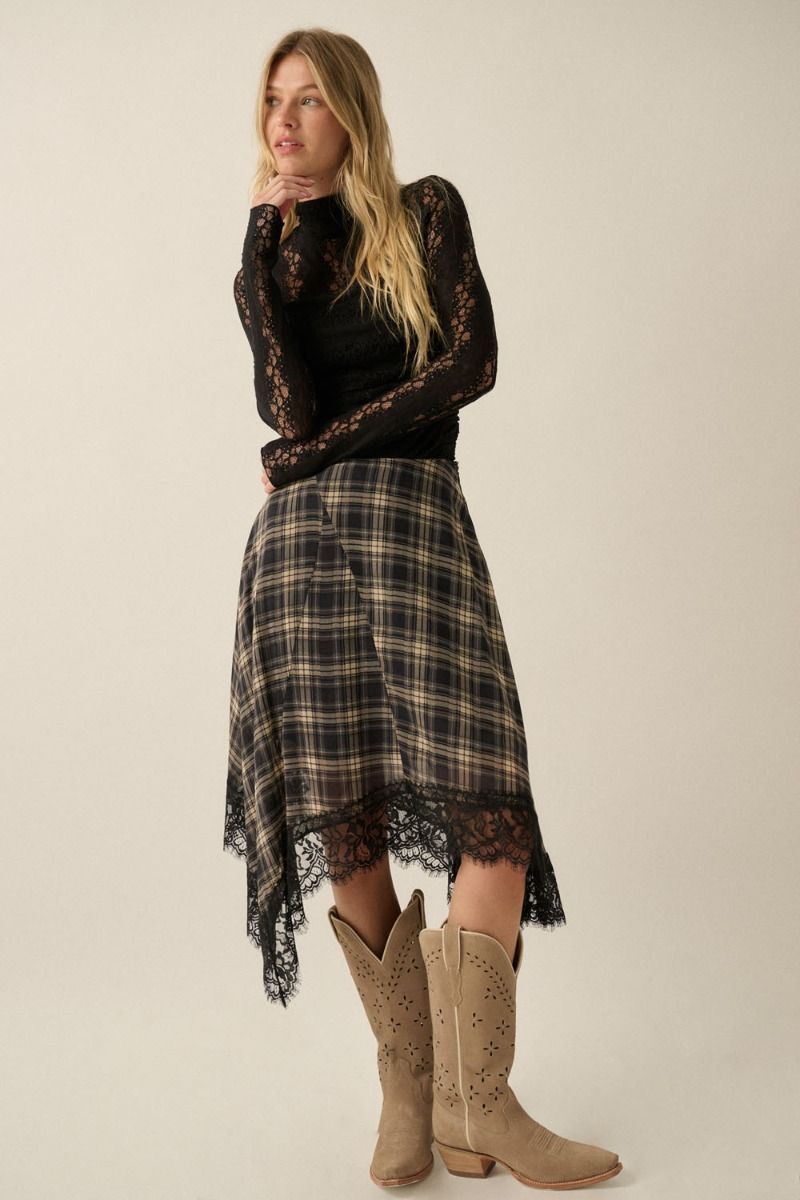 Kennedy Plaid Skirt