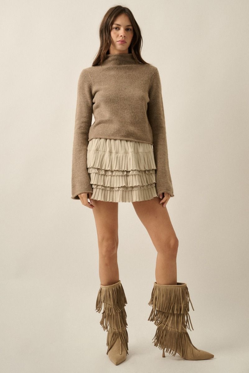 Valley Mock Neck Sweater