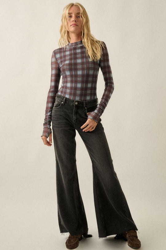 Pippa Plaid Bodysuit