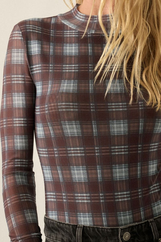 Pippa Plaid Bodysuit